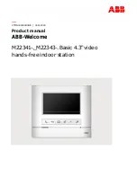 Preview for 1 page of ABB M22341 Series Product Manual