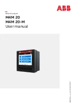 Preview for 1 page of ABB M4M 20 User Manual