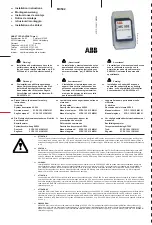 Preview for 1 page of ABB MC502 Installation Instructions