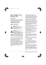 Preview for 3 page of ABB MicroFlex e190 Quick Installation Manual