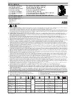 Предварительный просмотр 1 страницы ABB MS132 Installation Instructions