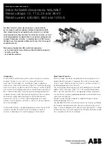 ABB NAL Series Mounting And Operation Manual preview