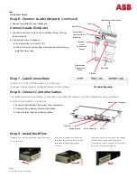 Предварительный просмотр 5 страницы ABB NES48-19-4U-AC7-PS3-DIN15B250P-LVBD-ACSPD Quick Start Manual