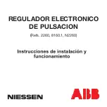 ABB NIESSEN 2260 Series Installation And Operating Instructions Manual preview