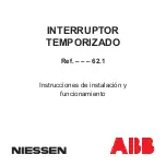 ABB NIESSEN 62.1 Instructions For Installation And Operation Manual preview
