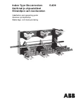 Preview for 1 page of ABB OJON Installation And Operating Manual