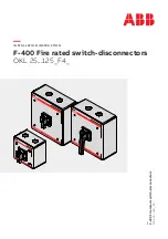 Preview for 1 page of ABB OKL 25 Series Installation Instruction