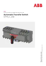 ABB OTM C 21D Installation And Operating Instructions Manual preview