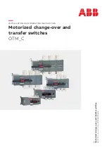 ABB OTM C Series Installation And Operating Instruction предпросмотр