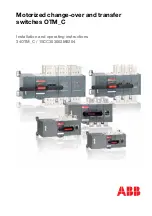 ABB OTM C Series Installation And Operating Instructions Manual предпросмотр