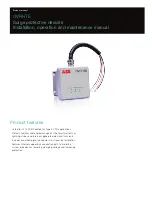 ABB OVRHTE Product Manual preview