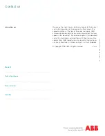 Preview for 8 page of ABB OVRHTE Product Manual