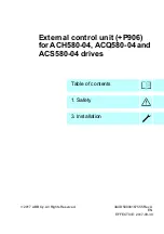 Preview for 3 page of ABB +P906 Manual