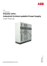 ABB PCS100 UPS-I User Manual preview