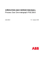 Preview for 1 page of ABB PGC2000 Operation And Service Manual