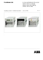 Предварительный просмотр 1 страницы ABB PointMaster 200 LC display Operating Manual