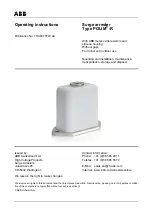 Preview for 1 page of ABB POLIM-R Operating Instructions Manual