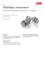 Preview for 1 page of ABB Power2 Series Aassembly Instructions