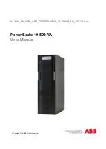 ABB PowerScale CABINET A User Manual preview