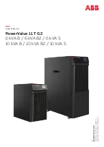 ABB PowerValue 11 T G2 10 kVA B User Manual preview