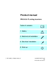 Preview for 3 page of ABB PRO-33.0-TL Series Product Manual