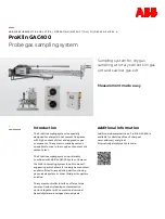 ABB ProKiln GAC400 Operating	 Instruction preview