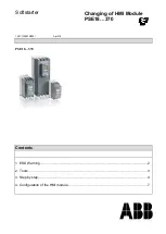 Preview for 1 page of ABB PSE18 Replacing Manual