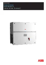 Preview for 1 page of ABB PVS-100-TL Product Manual