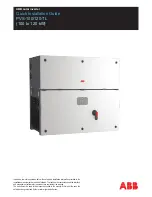 Preview for 1 page of ABB PVS-120-TL Quick Installation Manual