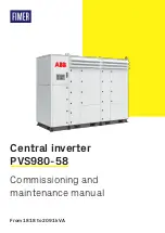 Preview for 1 page of ABB PVS980-58 Commissioning And Maintenance Manual