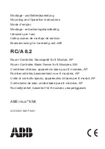 ABB RC/A 8.2 Mounting And Operation Instructions preview