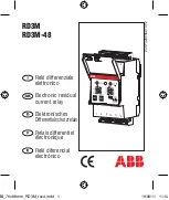 Preview for 1 page of ABB RD3M Manual