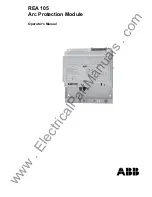 ABB REA 105 Operator'S Manual preview