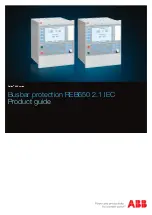 ABB REB650 2.1 IEC Product Manual preview
