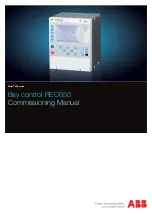 Предварительный просмотр 1 страницы ABB REC650 ANSI Commissioning Manual