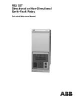 ABB REJ 527 Technical Reference Manual предпросмотр