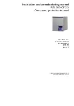 ABB REL 505-C1 2.3 Series Installation And Commissioning Manual preview