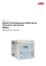 ABB Relion 611 Series Applications Manual preview