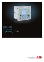 Предварительный просмотр 1 страницы ABB Relion 615 series Engineering Manual