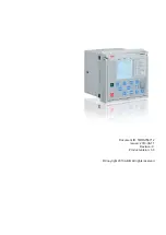 Предварительный просмотр 3 страницы ABB Relion 615 series List Manual