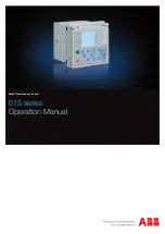 Preview for 1 page of ABB Relion 615 series Operation Manual