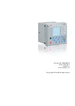 Preview for 3 page of ABB Relion 615 series Operation Manual