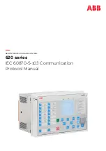 Preview for 1 page of ABB Relion 620 Series Communication Protocol Manual