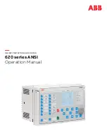 ABB Relion 620 Series Operation Manual preview