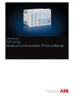 ABB Relion 620 Series Protocol Manual preview