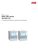 ABB RELION 650 SERIES Communication Protocol Manual preview