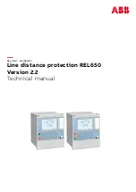 ABB RELION 650 SERIES Technical Manual preview