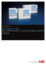 Preview for 1 page of ABB Relion 670 series Manual