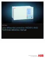 ABB Relion 670 series Technical Reference Manual preview