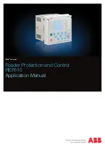 ABB relion REF615 Applications Manual preview